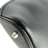エルメス HERMES ピコタンロックMM K刻印 ブラック シルバー金具 トリヨン ユニセックス ハンドバッグ