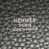 エルメス HERMES ピコタンロックMM K刻印 ブラック シルバー金具 トリヨン ユニセックス ハンドバッグ