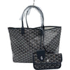 ゴヤール GOYARD サンルイPM ブラック ゴヤールディキャンバス レディース トートバッグ