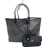ゴヤール GOYARD サンルイPM ブラック ゴヤールディキャンバス レディース トートバッグ