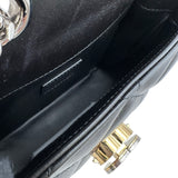 グッチ GUCCI デコミニショルダーバッグ 741457 ブラック レザー レディース ショルダーバッグ