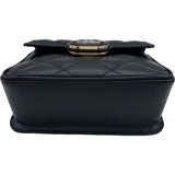 グッチ GUCCI デコミニショルダーバッグ 741457 ブラック レザー レディース ショルダーバッグ