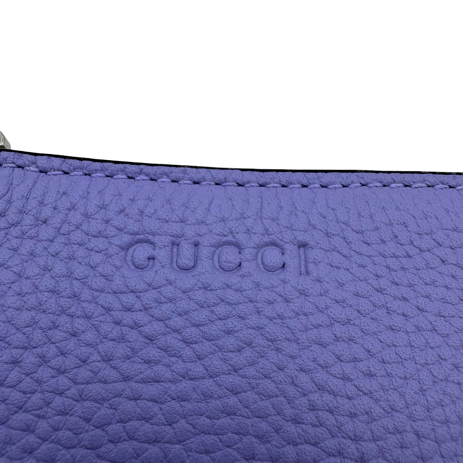 グッチ GUCCI ロゴマイクロショルダー 821831 パープル レザー