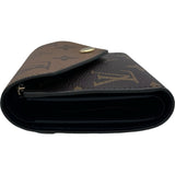 ルイ・ヴィトン LOUIS VUITTON ポルトフォイユ・ヴィクトリーヌ M81557 ブラウン モノグラム・リバース キャンバス レディース 三つ折り財布