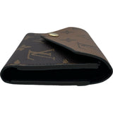 ルイ・ヴィトン LOUIS VUITTON ポルトフォイユ・ヴィクトリーヌ M81557 ブラウン モノグラム・リバース キャンバス レディース 三つ折り財布