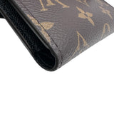 ルイ・ヴィトン LOUIS VUITTON ポルトフォイユ・ヴィクトリーヌ M81557 ブラウン モノグラム・リバース キャンバス レディース 三つ折り財布