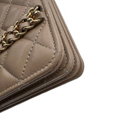 シャネル CHANEL マトラッセショルダーバッグ AP3928 ベージュ ゴールド金具 カーフスキン レディース ショルダーバッグ