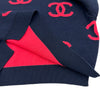 シャネル CHANEL カシミヤ混ココマークニットセーター P70525 ネイビー カシミヤ レディース セーター