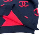シャネル CHANEL カシミヤ混ココマークニットセーター P70525 ネイビー カシミヤ レディース セーター