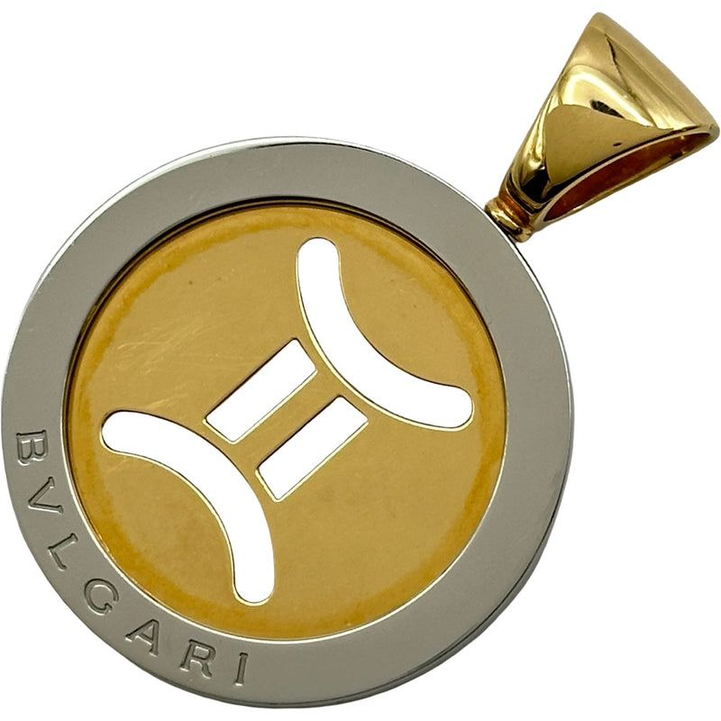 ブルガリ BVLGARI トンドジェミニペンダントトップ ゴールド