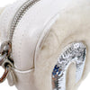 ミュウミュウ miu miu モントーネレターショルダーバッグ 5BH119 アイボリー　シルバー金具 ファー/レザー　スパンコール レディース ショルダーバッグ