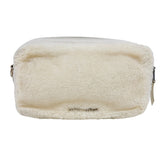 ミュウミュウ miu miu モントーネレターショルダーバッグ 5BH119 アイボリー　シルバー金具 ファー/レザー　スパンコール レディース ショルダーバッグ