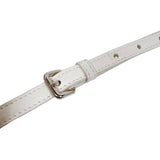 ミュウミュウ miu miu モントーネレターショルダーバッグ 5BH119 アイボリー　シルバー金具 ファー/レザー　スパンコール レディース ショルダーバッグ