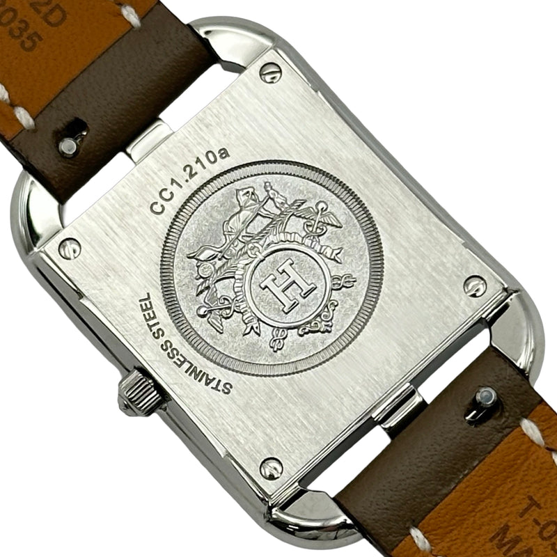 エルメス HERMES ケープコッド CC1.210a ホワイトシェル ステンレス