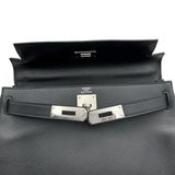 エルメス HERMES ケリー28 □N刻 ブラック シルバー金具 エプソン レディース ショルダーバッグ