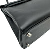 エルメス HERMES ケリー28 □N刻 ブラック シルバー金具 エプソン レディース ショルダーバッグ