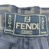フェンディ FENDI FF総柄パンツ ブラウン ポリエステル レディース パンツ