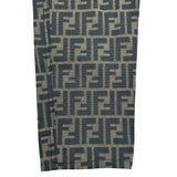 フェンディ FENDI FF総柄パンツ ブラウン ポリエステル レディース パンツ