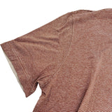 ブルネロクチネリ BRUNELLO CUCINELLI SLIM FIT 半袖Tシャツ ブラウン コットン メンズ 半袖Ｔシャツ