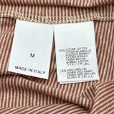 ブルネロクチネリ BRUNELLO CUCINELLI SLIM FIT 半袖Tシャツ ブラウン コットン メンズ 半袖Ｔシャツ