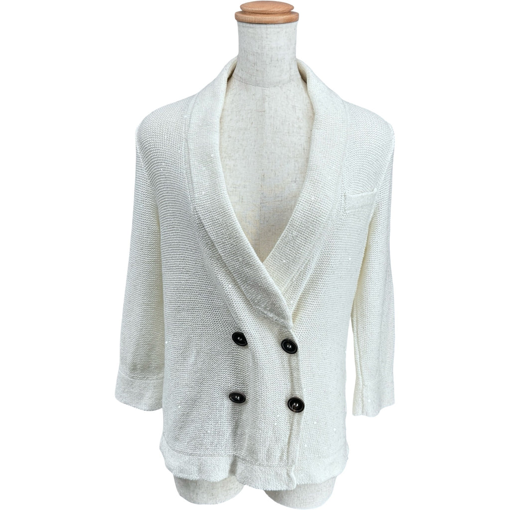 ブルネロクチネリ BRUNELLO CUCINELLI スパンコールサマーニット