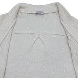 ブルネロクチネリ BRUNELLO CUCINELLI スパンコールサマーニットカーディガン DW5223338 ホワイト コットン レディース カーディガン