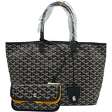 ゴヤール GOYARD サンルイPM ブラック ゴヤールディンキャンバス ユニセックス トートバッグ