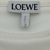 ロエベ LOEWE アナグラムロゴ ロングスリーブカットソー S540Y07XD0 ホワイト ナイロン レディース カットソー
