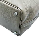 エルメス HERMES ピコタンロック PM Z刻印 エトゥープ/シルバー金具 トリヨン レディース ハンドバッグ