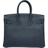 エルメス HERMES バーキン25 Z刻印 ブルーニュイ/ゴールド金具 トゴ レディース ハンドバッグ