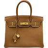 エルメス HERMES バーキン30 W刻印 ゴールド/ゴールド金具 トゴ レディース ハンドバッグ