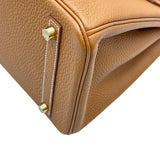 エルメス HERMES バーキン30 W刻印 ゴールド/ゴールド金具 トゴ レディース ハンドバッグ