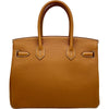 エルメス HERMES バーキン30 W刻印 ゴールド/ゴールド金具 トゴ レディース ハンドバッグ