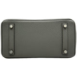 エルメス HERMES バーキン25 Y刻印 グリスエタン/シルバー金具 トゴ レディース ハンドバッグ