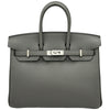 エルメス HERMES バーキン25 Y刻印 グリスエタン/シルバー金具 トゴ レディース ハンドバッグ