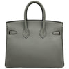 エルメス HERMES バーキン25 Y刻印 グリスエタン/シルバー金具 トゴ レディース ハンドバッグ