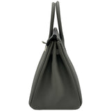 エルメス HERMES バーキン25 Y刻印 グリスエタン/シルバー金具 トゴ レディース ハンドバッグ