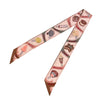 エルメス HERMES ツイリー Funny Ice Cream イエロー シルク レディース スカーフ