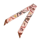 エルメス HERMES ツイリー Funny Ice Cream イエロー シルク レディース スカーフ