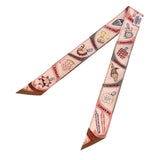 エルメス HERMES ツイリー Funny Ice Cream イエロー シルク レディース スカーフ