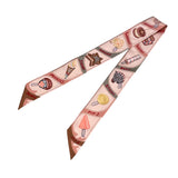 エルメス HERMES ツイリー Funny Ice Cream イエロー シルク レディース スカーフ