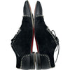 クリスチャン・ルブタン Christian louboutin スタッズドレスシューズ ブラック スウェード/レザー メンズ ドレスシューズ