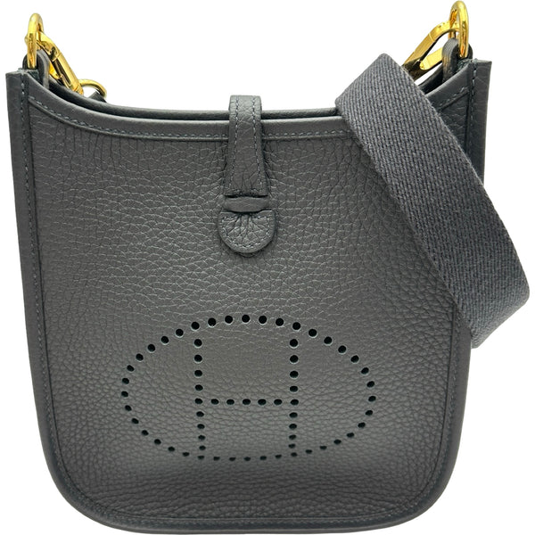 【国内正規品】HERMES エヴリン3PMトゥルティエールグレーT刻印【超美品】 エルメス HERMES エヴリンTPM ショート K刻印 キャバン ゴールド金具