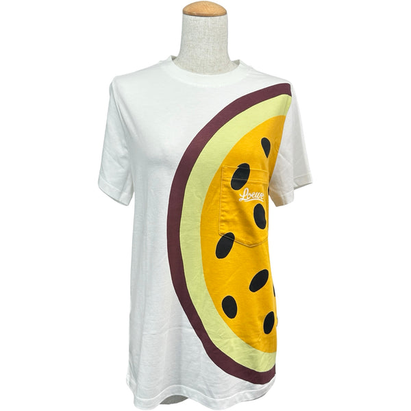ロエベ LOEWE プリントTシャツ S616Y22X21 ホワイト コットン