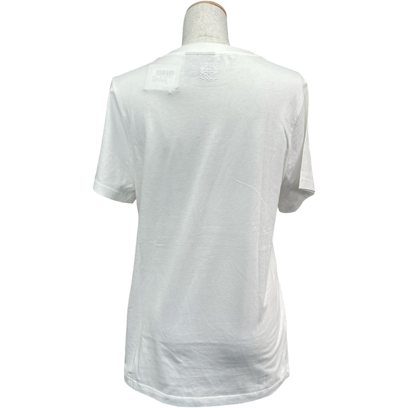 ロエベ LOEWE プリントTシャツ S616Y22X21 ホワイト コットン