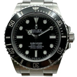 ロレックス ROLEX サブマリーナ ノンデイト 124060 ブラック ステンレススチール 自動巻き メンズ 腕時計