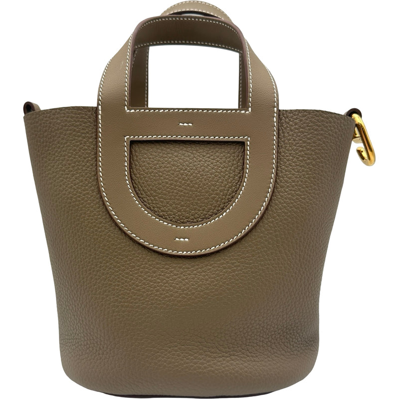 エルメス HERMES インザループ18 K刻印 エトゥープ ゴールド金具