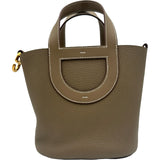 エルメス HERMES インザループ18 K刻印 エトゥープ ゴールド金具 トリヨン/スイフト レディース ハンドバッグ