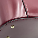 グッチ GUCCI バンブーハンドルミニバニティバッグ 828144 ボルドー ゴールド金具 パテント レディース ショルダーバッグ