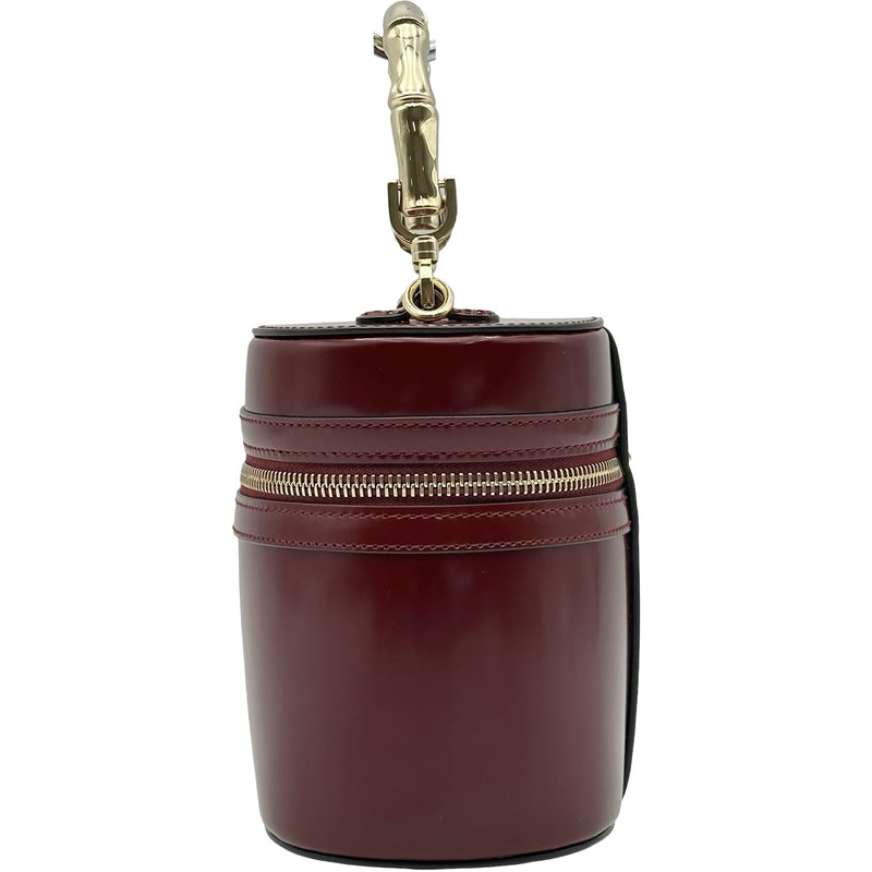 グッチ GUCCI バンブーハンドルミニバニティバッグ 828144 ボルドー